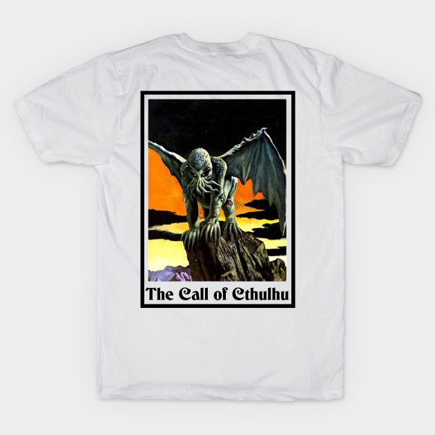 The Call of Cthulhu - Lovecraft Art Poster by WrittersQuotes